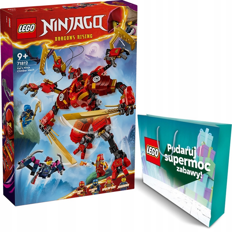 LEGO NINJAGO 71812 Kostým Kaiov robot Ninja 71812